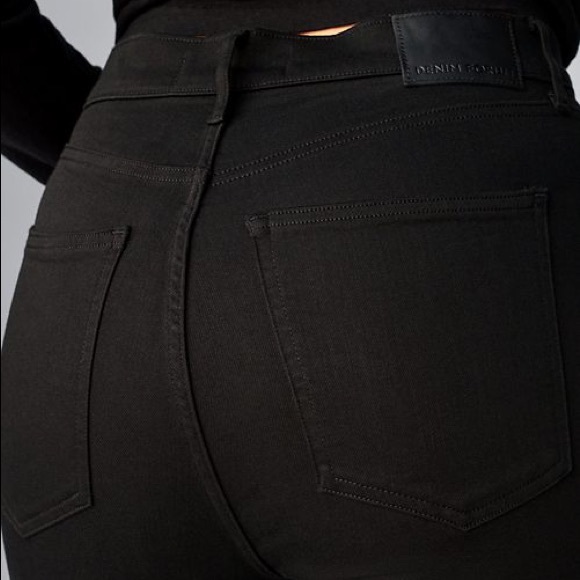 Denim Forum Black Lola High Waisted Skinny Jeans - Picture 6 of 14